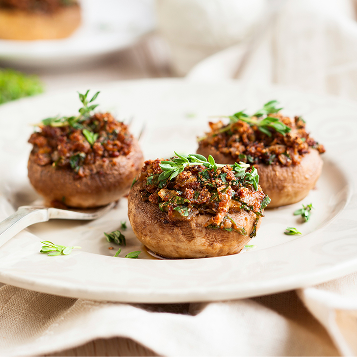 Stuffed Chorizo Mushrooms recipe