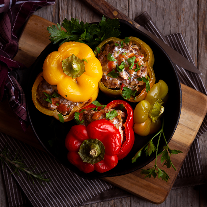 Chorizo Stuffed Bell Peppers Recipe