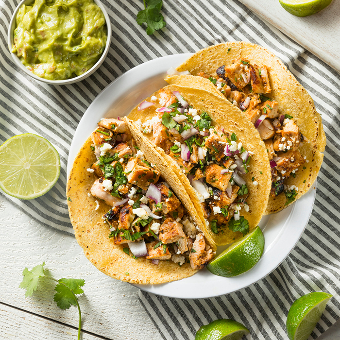 Chorizo & Chicken Street Tacos recipe